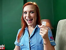 Fakehub - Hot Redhead Nurse With Perfect Little Pink Shaved Pussy Has To Collect A Sperm Sample