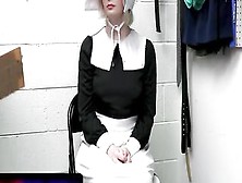 Shoplyfter - Erotic Blonde Amish Cunt With Mouth Getting Her Small Snatch Spread For Stealing From The Store