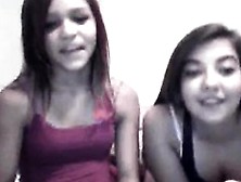 Young Teen Girls Flashing On Webcam