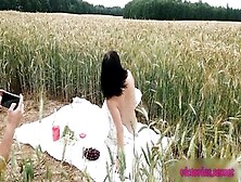 Nude Photoshoot Into The Field