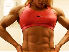 Torn Bulky Woman W/ Six-Pack Abs & Veins