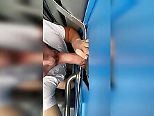 Thirsty Cumslut Busy At Public Gloryhole