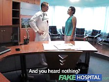 Fakehospital Patient Overhears Doctor Fucking Nurse Then Fucks H