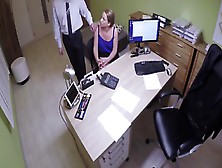 Office Hidden Camera Records Loan Agent Fucking Czech Client