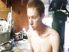 Skinny Twink Is Fucked In The Garage By A Sex-Crazed Stepdaddy