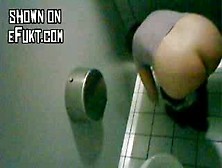Pervert Hides In A Bathroom