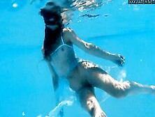 Captivating Bonnie Dolce Swimming Naked