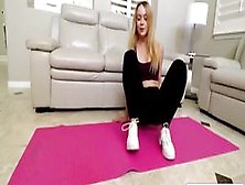 Lucky Guy Tastes Tight Pussy Of Fitness Instructor