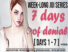 Joi Audio Series: 7 Days Of Denial By Vauxibox (Edging) (Jerk Off Instruction) - Entire Series