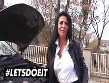Bumsbus - Busty Milf Lady Paris Is Excited For A Great Outdoor Cock Riding Session - Letsdoeit