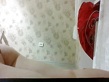 Hacked Laptop Camera.  Only The Legs Of A Girl