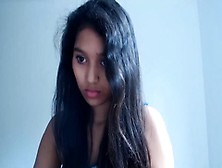 Indian Desi Teen In Glasses Squirting On Webcam