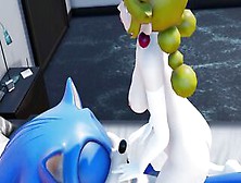 Sonic Screwed Peach And Cum Into Her Mouth