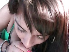 Nasty Amateur Babe Puts Cock In Her Mouth And Slurps Ho