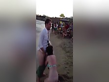Wasted Girl Sucks Off Guys Infront Of A Crowd