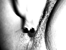 Lusty At Work,  So I Squirted At My Desk (B&w)