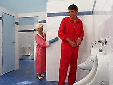 Mature Sex In Toilet