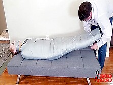 Ariel Gets Tightly Mummified And Gagged