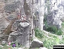 Naked Climbing Is A Thing And Today You Can Watch Sara,  Timea Bela