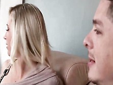 Mom's Shaved Cunt Is Getting Nailed With Stepson's Hard Cock