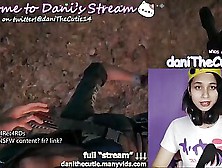 Streamer Tgirl Danithecutie Gets Tipped By A Viewer To Show Her Boobs And Fuck Herself Live