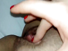 Dildo Fills Solo Pussy In Close Up