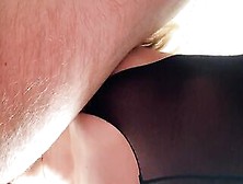 Thick Chick Blows Her Boyfriend’S Penis & Getting Cum Into