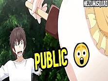 ????teenie Caught Masturbating With Ice Cream In Public - Anime????