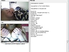 Chatroulette #61 One Horny Girl,  Twe Fake And My Dick