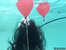 Drea Morgan Frogtied Underwater