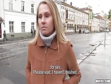 Blonde Russian Girl Fucked In Car