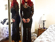 Deanna Cd Doll In Long Black Dress