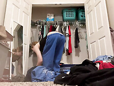 Pov: You’Re Watching Me Hang Up My Clothes But My Pants Keep Falling Down And Exposing My Bare Butt