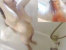 Showering Milf On Webcam