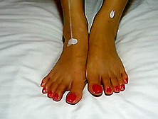 Taiwan Feetgoddess Sexy Pink Toes Rub Emulsion.