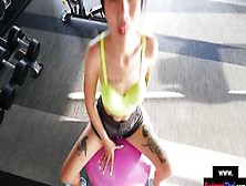 Amateur Thai Milf Gym Workout And Sex With Boyfriends Big Cock After