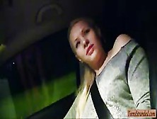 Filthy Blonde Amateur Teen Banged In A Car And Swallows Cum