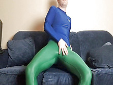 Gayboy In Leggings,  Leggings,  Gay Latex Wichsen