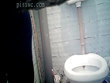 Amateur Girl Shitting Over Toilet Easily