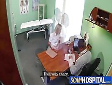 Blonde Nurse Gets Banged By The Doctor