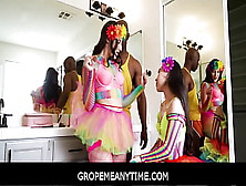 Gropemeanytime - Teens Freeused Before Pride Parade- Aubree Valentine,  Kimmy Kim
