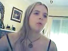 Non-Professional Webcam - Blonde Flashes And Strips