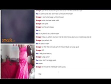 Omegle Sissy In Pink Prom Dress Obeys Mistress