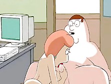 Lois Gives Peter A Blowjob At Work