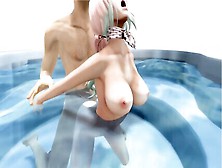 Busty 3D Animation Girl Is Fucks Dick And Getting Facialized