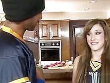 A Cheerleader Gets Invited To Join A College Football