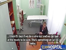 Sexy Blonde Novakova Gets Banged By Her Doctor In The Examining Table