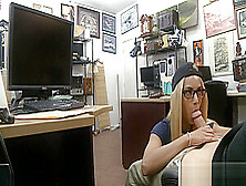 Cute Babe With Glasses Boned By Pawn Guy