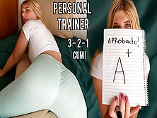 Your Teacher Can Pass The Subject ???? Only If You Fuck It ???????? Personal Trainer Roleplay Countdown