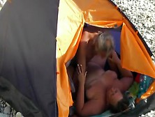 Fat Woman Fucked In The Beach Tent